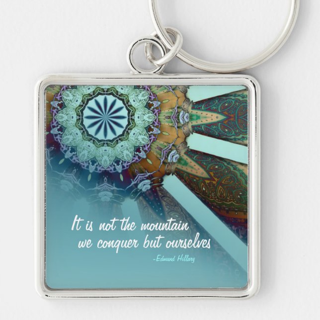 Graduation Inspirational Gift Art Keychain (Front)