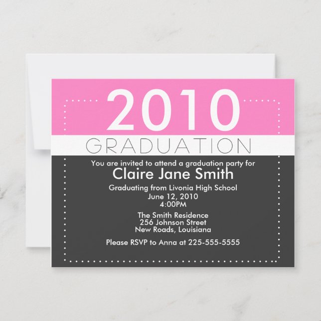 Graduation Invitation (Front)