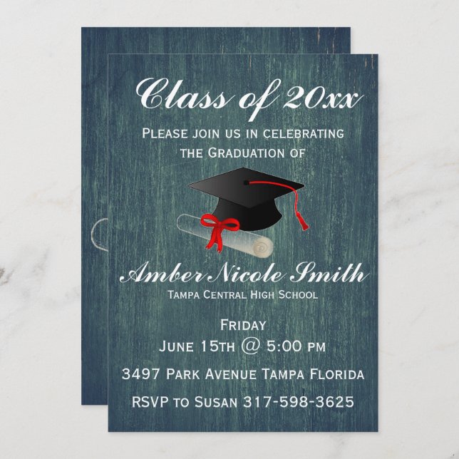 Graduation Invitation (Front/Back)