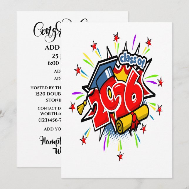 Graduation Invitation (Front/Back)