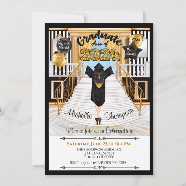 Graduation Invitation Announcement (Front)