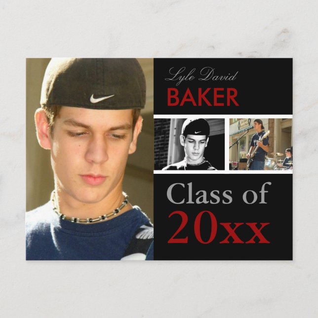 GRADUATION INVITATION | ANNOUNCEMENT DIY (Front)