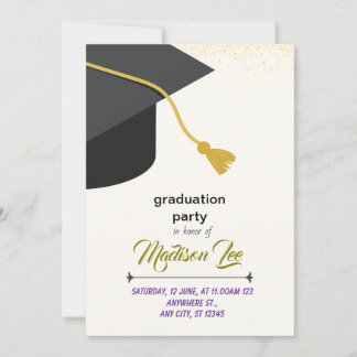 graduation invitation card