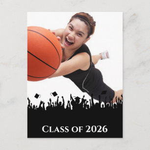 Graduation Invitation-Change Background/Font Colou Invitation Postcard