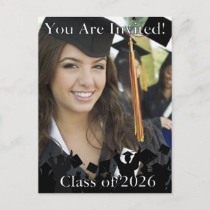 Graduation Invitation Class of 2010 Postcard