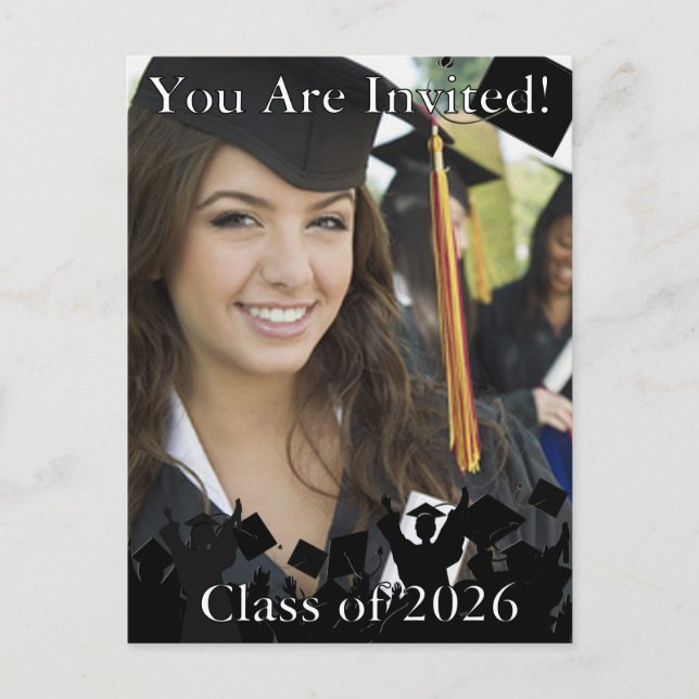 Graduation Invitation Class of 2010 Postcard (Front)