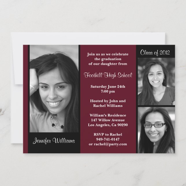 Graduation Invitation Class of 2012 (Front)