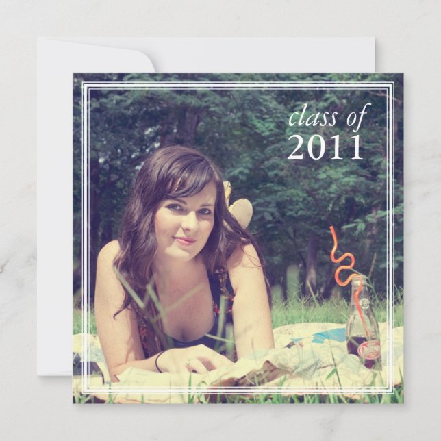 Graduation Invitation {photo announcement} (Front)