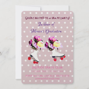 Graduation Invitation Skate Party