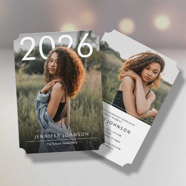 Graduation Invitation with 2 photos (Creator Uploaded)