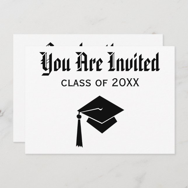 Graduation Invitations (Front/Back)