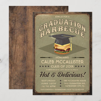 Graduation Invitations | BBQ Party