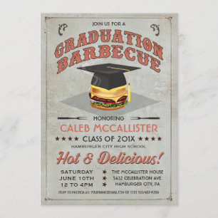 Graduation Invitations   BBQ Party v.2