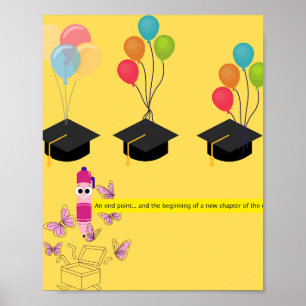 Graduation Invite – New Chapter Begins Poster