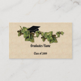 Graduation Ivy Name Card