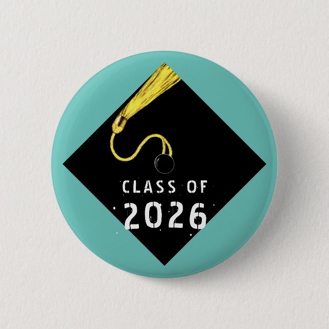 Graduation Keepsake Gift 6 Cm Round Badge (Front)