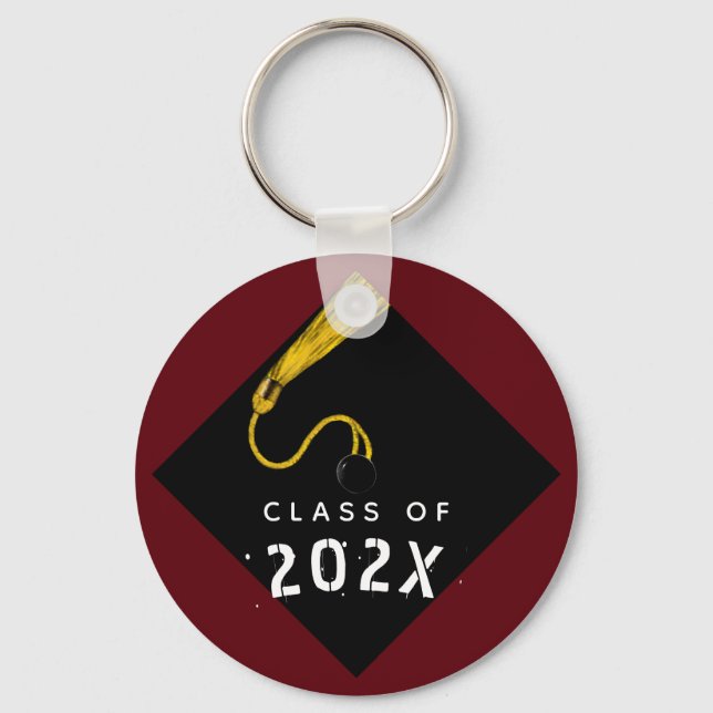 Graduation Keepsake Gift Key Ring (Front)
