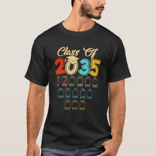Graduation Kindergarten Class Of 2035 Pre-K Grow 1 T-Shirt