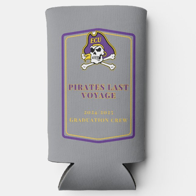 Graduation Koozie - Grey (Front)
