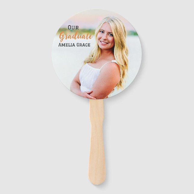 Graduation Leopard Set of Fans (Front)