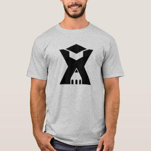Graduation Letter X Monogram with Pencil T-Shirt