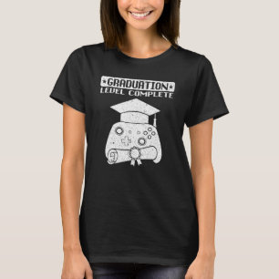 Graduation Level Complete Graduated Gamer Kids Ad T-Shirt