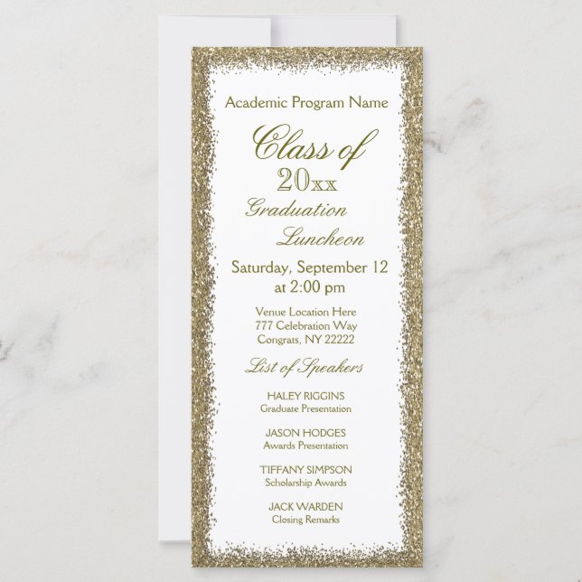 Graduation Luncheon Invitation (Front)