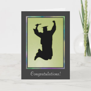 Graduation - Male Congrats on Accomplishment Card