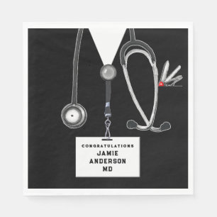 Graduation Medical School Napkins