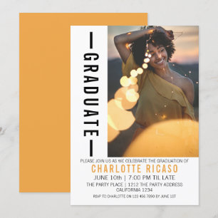 Graduation Modern Photo Template Personalised