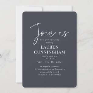 Graduation Modern Simple Minimalist Chic Invitation