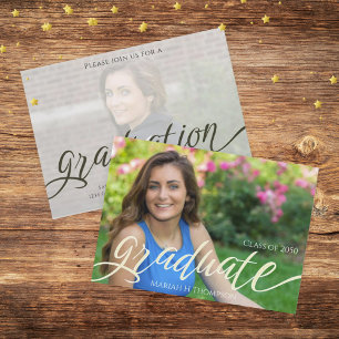 Graduation Modern Simple Photo Template Script