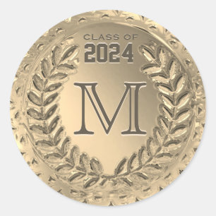 Graduation Monogram Sticker