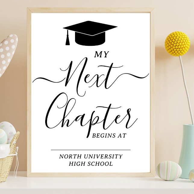 Graduation My Next Chapter Begins At Cap Party  Poster (Creator Uploaded)