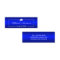 Graduation Name Card - Classy Plain Blue Gradient