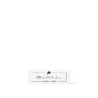 Graduation Name Card - Elegant Classic Insert Card