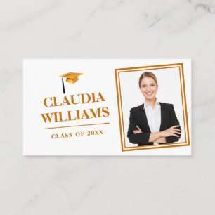 Graduation Name Card - Elegant Classic Insert Card