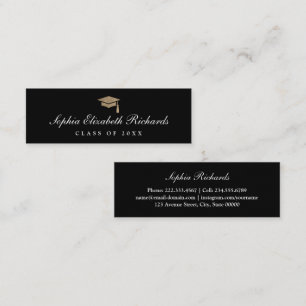 Graduation Name Card - Elegant Enclosure Cards