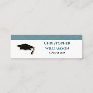 Graduation Name Card Modern Insert Card