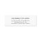 Graduation Name Card Modern Script Insert Gold Cap