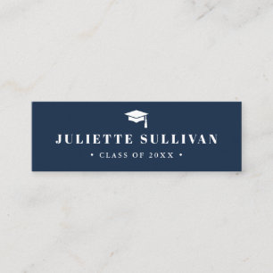 Graduation Name Card   Simple Type Insert Card