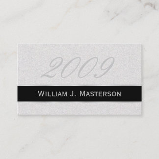 Graduation Name Cards - Grey and Black