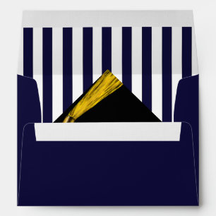 Graduation Navy Blue Envelope