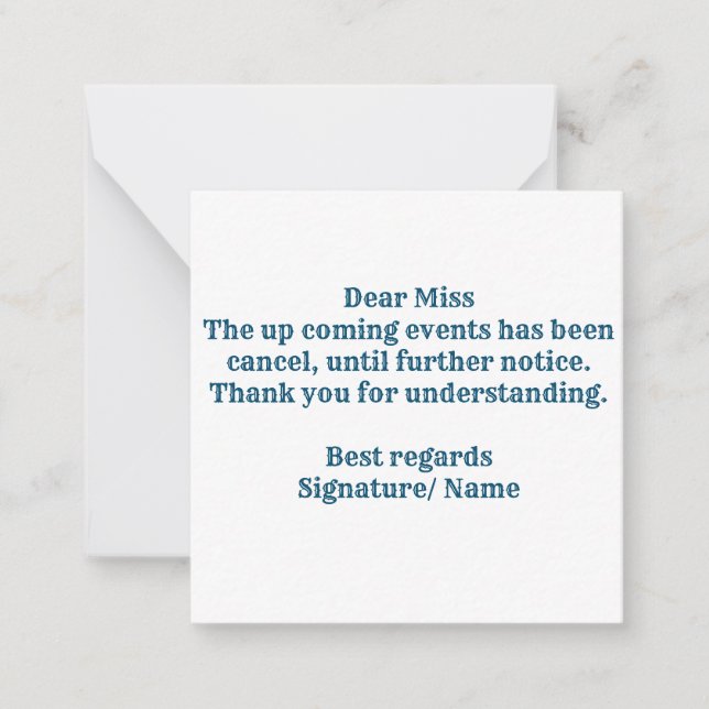 GRADUATION NOTE. FLAT NOTE CARD (Front)