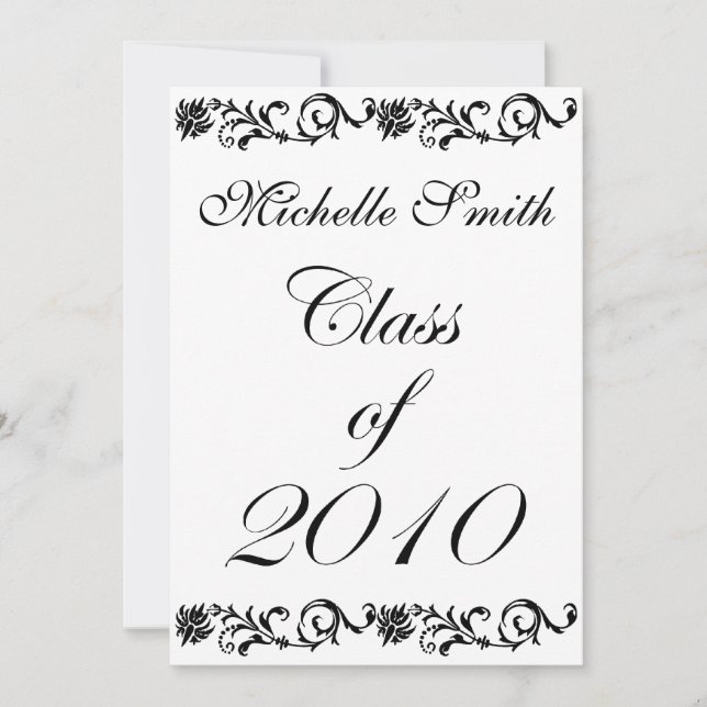 Graduation of 2010 Invitations (Front)