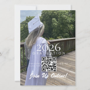 Graduation Online Invitation QR Code 2026