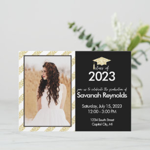 Graduation Open House Invitation with Photo