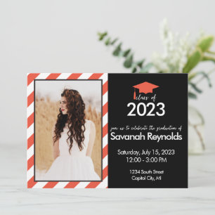 Graduation Open House Invitation with Photo