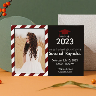 Graduation Open House Invitation with Photo