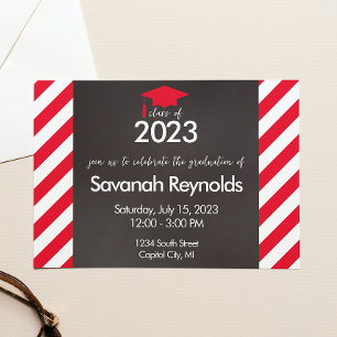 Graduation Open House Invitation with Photo